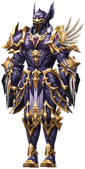 MU Online Imperial Crusader set worn by a Crusader