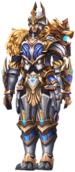 MU Online Manticore Crusader set worn by a Crusader