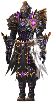MU Online Silver Heart Crusader set worn by a Crusader