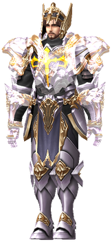 MU Online Trust set worn by a Crusader