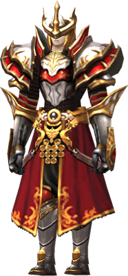 MU Online Bloodangel Lord set worn by a Dark Lord