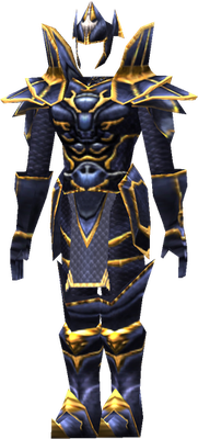 MU Online Dark Master set worn by a Dark Lord