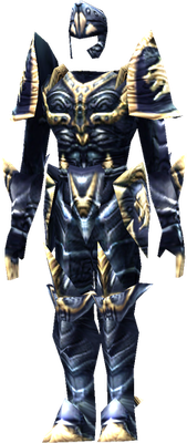 MU Online Khons Dark Steel Set worn