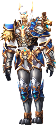 MU Online Manticore Lord set worn by a Dark Lord