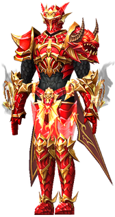 MU Online Apocalypse Wizard set worn on the character
