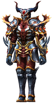 MU Online Awakening Soul Wizard set worn on the character