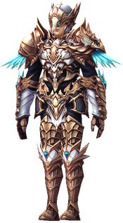 MU Online Brilliant Wizard set worn on the character