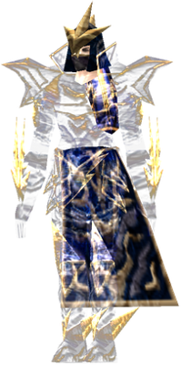 MU Online Dark Soul set worn by a Dark Wizard