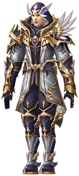 MU Online Imperial Wizard set worn on the character