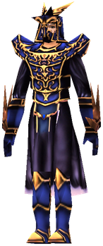 MU Online Legendary set worn by a Dark Wizard
