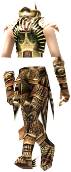 MU Online Pad set worn by a Dark Wizard