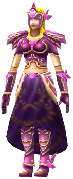 MU Online Frigg Holy Spirit Set worn by a Fairy Elf