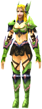 MU Online Serket Iris Set worn by a Fairy Elf