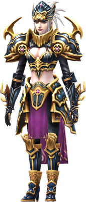 MU Online Grace set worn by a Grow Lancer