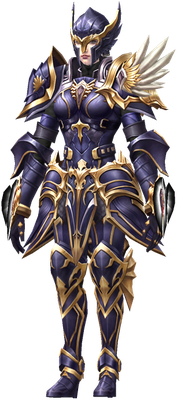 MU Online Imperial Lancer set worn by a Grow Lancer