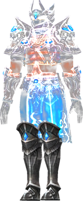 MU Online Darkangel Gun Crusher set worn on the character