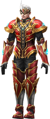MU Online Gunner Lucky 2nd Frere Set worn