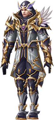MU Online Imperial Gun Crusher set worn on the character
