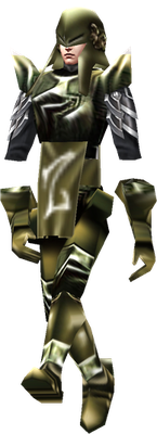MU Online Leather Gunner set worn by a Gun Crusher