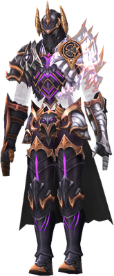 MU Online Silver Heart Gun Crusher set worn on the character