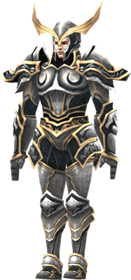 MU Online Stormwinger set worn by a Gun Crusher