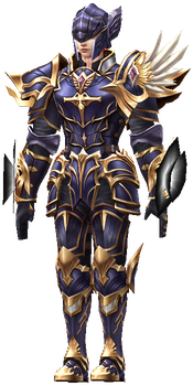 MU Online Imperial Illusion Knight set worn by an Illusion Knight