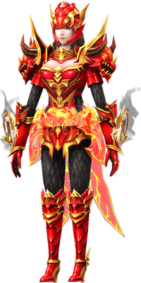 MU Online Apocalypse Mage set worn on the character