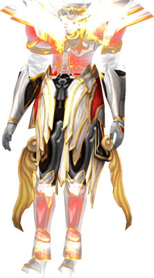 MU Online Blood Angel Mage set worn on the character