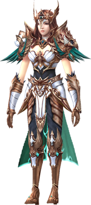 MU Online Brilliant Mage set worn on the character