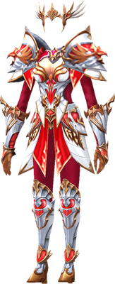 MU Online Finesse set worn by a Lemuria Mage