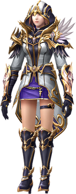 MU Online Imperial Mage set worn on the character