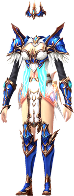 MU Online Noble Pixie set worn by a Lemuria Mage