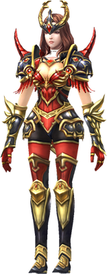MU Online Soul Mage set worn on the character