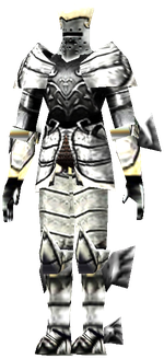 MU Online lucky Crusader Plate set worn by a Crusader