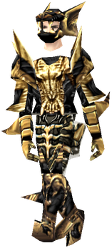 MU Online lucky Dragon set worn by a Dark Knight