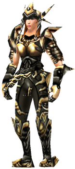 MU Online lucky Guardian set worn by a Fairy Elf