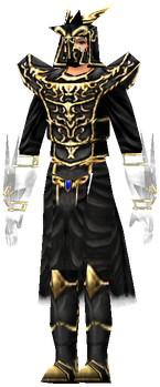 MU Online lucky Legendary set worn by a Dark Wizard