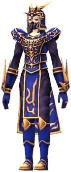 MU Online lucky Rune Legendary set worn by a Rune Wizard