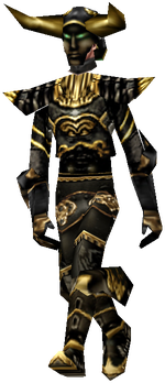 MU Online lucky Scale Gunner set worn by a Gun Crusher