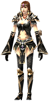 MU Online lucky Violent Wind set worn by a Summoner
