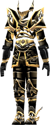 MU Online Atlans set worn by a Magic Gladiator