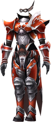 MU Online Destroy set worn by a Magic Gladiator