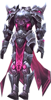 MU Online Phantom set worn by a Magic Gladiator
