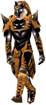 MU Online Minet Sphinx Set worn by a Magic Gladiator