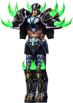 MU Online Phoenix Soul set worn by a Rage Fighter
