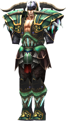 MU Online Magni Piercing Groove Set worn