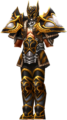 MU Online Trite Storm Jahad Set worn