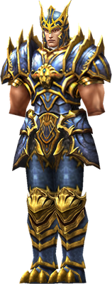 MU Online Tigris set worn by a Rage Fighter