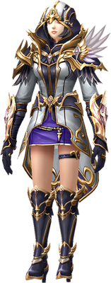 MU Online Imperial set worn by a Rune Wizard