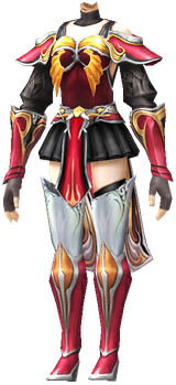 MU Online Arcadin Kanaz Set worn by a Rune Wizard